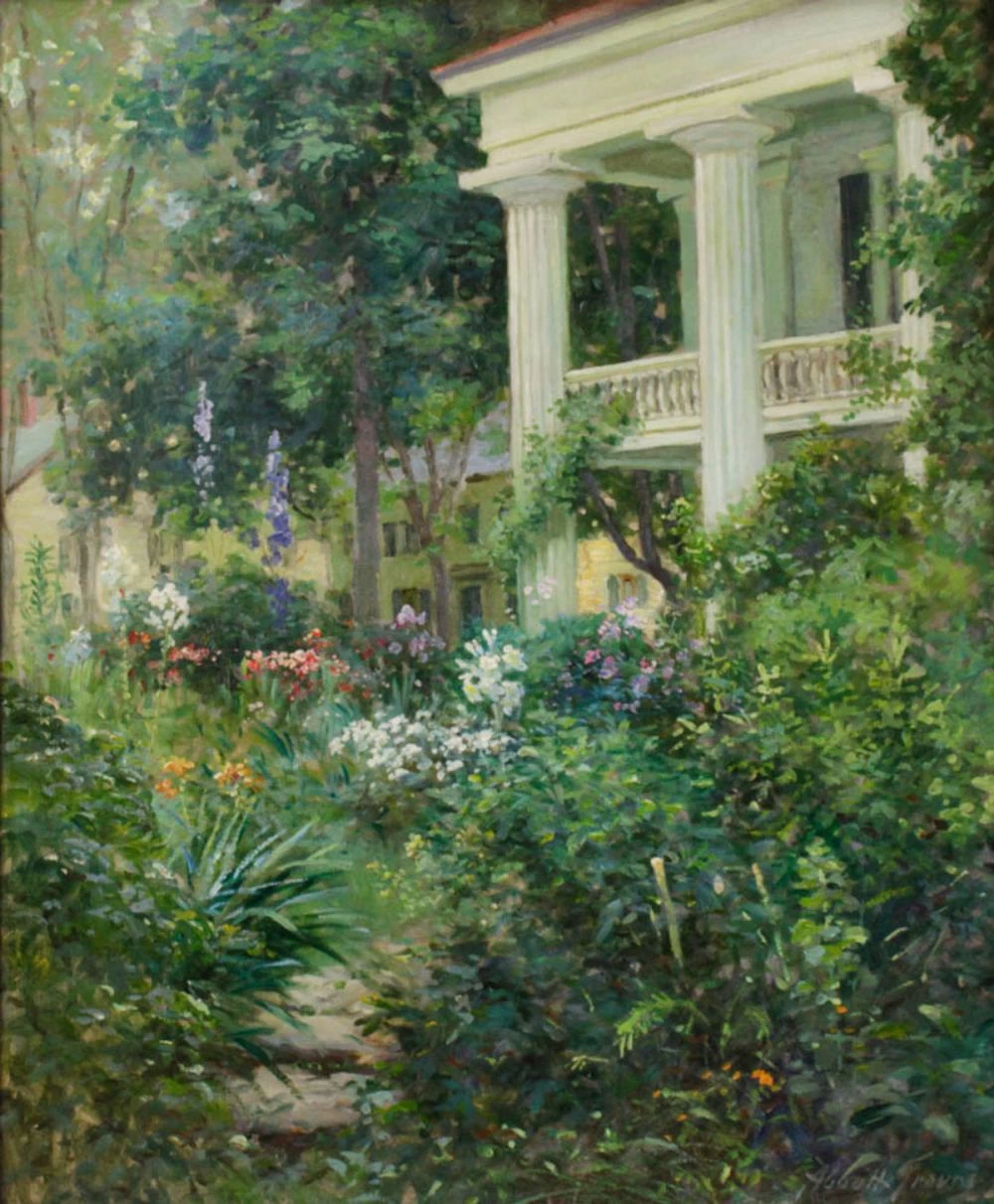 Abbott Fuller Graves-96-Vista del Maine con case